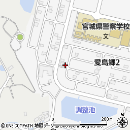 宮城県名取市愛島笠島（西小泉）周辺の地図
