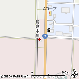 新潟ヨコハマタイヤ株式会社　村上営業所周辺の地図