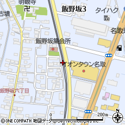 宮城県名取市飯野坂中曽根周辺の地図
