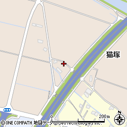 宮城県名取市増田猫塚220-2周辺の地図