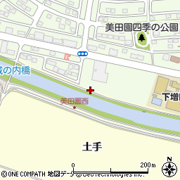 宮城県名取市下増田田子作周辺の地図