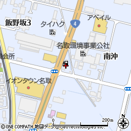 宮城県名取市飯野坂土府周辺の地図