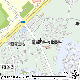 宮城県名取市箱塚周辺の地図