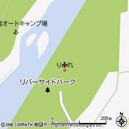 白い森木工館周辺の地図