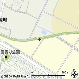 宮城県名取市下増田寺野周辺の地図