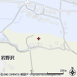 新潟県村上市岩野沢周辺の地図