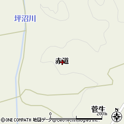 宮城県柴田郡村田町菅生赤道周辺の地図