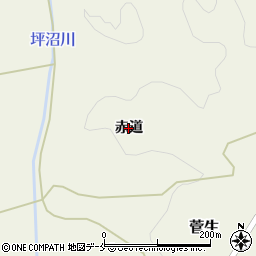 宮城県村田町（柴田郡）菅生（赤道）周辺の地図