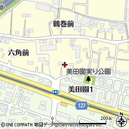 宮城県名取市下増田上五反目周辺の地図