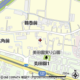 宮城県名取市下増田前田13周辺の地図