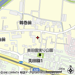 宮城県名取市下増田下五反目周辺の地図