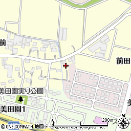 宮城県名取市下増田前田1周辺の地図