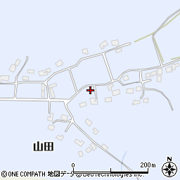 新潟県村上市山田周辺の地図