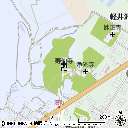 寿仙寺周辺の地図