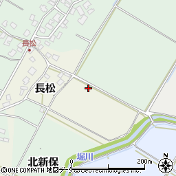 新潟県村上市長松周辺の地図