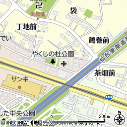 宮城県名取市下増田日影前周辺の地図