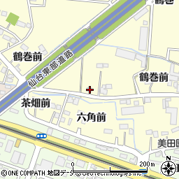 宮城県名取市下増田鶴巻350周辺の地図