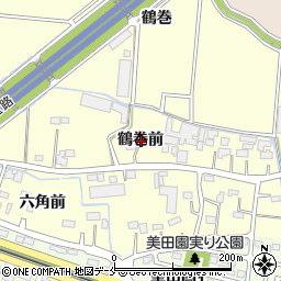 宮城県名取市下増田鶴巻前周辺の地図