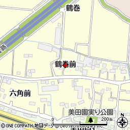 宮城県名取市下増田（鶴巻前）周辺の地図