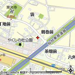 宮城県名取市下増田丁地前51周辺の地図