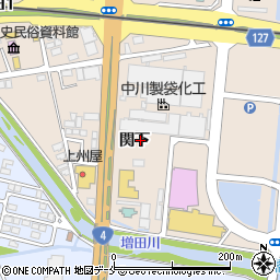 宮城県名取市増田関下周辺の地図