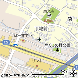 宮城県名取市下増田丁地前17-3周辺の地図