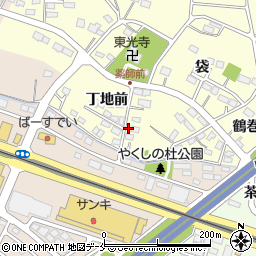 宮城県名取市下増田丁地前35周辺の地図