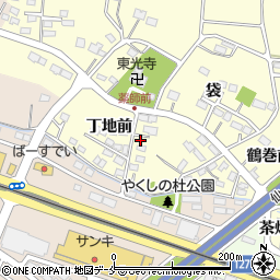 宮城県名取市下増田（丁地前）周辺の地図