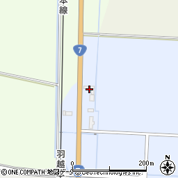 新潟県村上市山田25周辺の地図