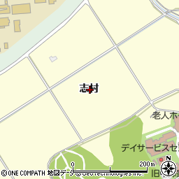 宮城県名取市手倉田志村周辺の地図