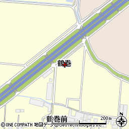 宮城県名取市下増田鶴巻周辺の地図