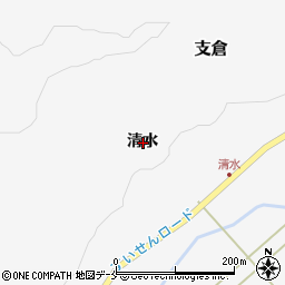 宮城県柴田郡川崎町支倉清水周辺の地図