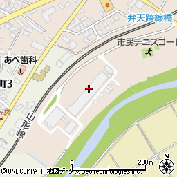 上山市役所　浄水センター周辺の地図