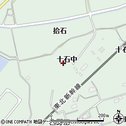 宮城県名取市愛島塩手十石中周辺の地図