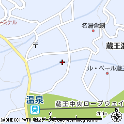 山形県山形市蔵王温泉951-8周辺の地図