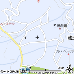 山形県山形市蔵王温泉951-1周辺の地図