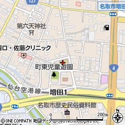 増田周辺の地図