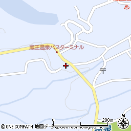 山交ハイヤー株式会社　蔵王営業所周辺の地図