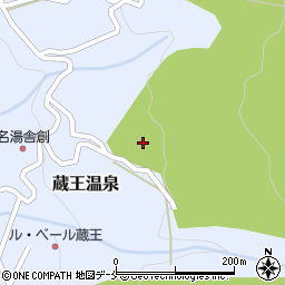 山形県山形市蔵王温泉832周辺の地図
