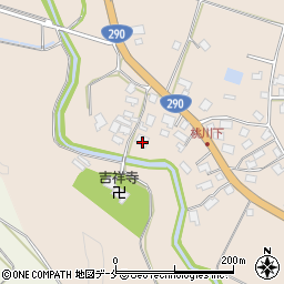 新潟県村上市桃川245周辺の地図