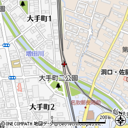 宮城県名取市増田町西裏周辺の地図