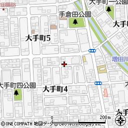 宮城県名取市大手町周辺の地図