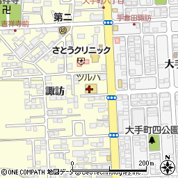 調剤薬局ツルハドラッグ名取手倉田店周辺の地図