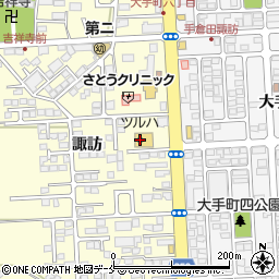 ツルハドラッグ名取手倉田店周辺の地図