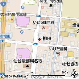 名取千手観音堂周辺の地図