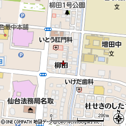 宮城県名取市増田柳田383-5周辺の地図