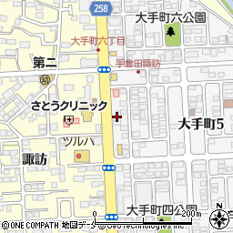 カーセブン　仙台名取店周辺の地図