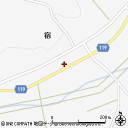 宮城県柴田郡川崎町支倉宿53周辺の地図