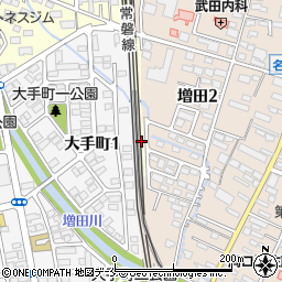 宮城県名取市手倉田町裏南周辺の地図