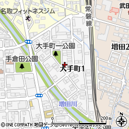 〒981-1232 宮城県名取市大手町の地図
